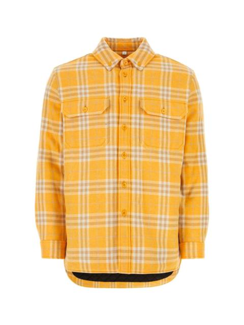 Embroidered Flannel Oversize Shirt