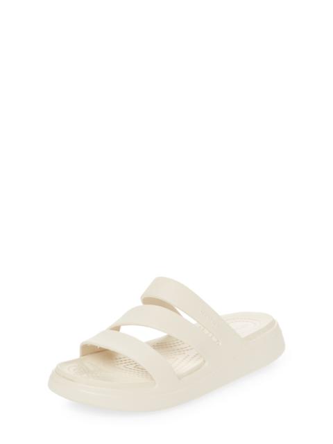 crocs CROCS Getaway Strappy Slide Sandal in Stucco at Nordstrom