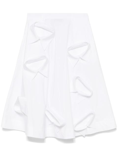 Moschino Multi-collar Midi Skirt