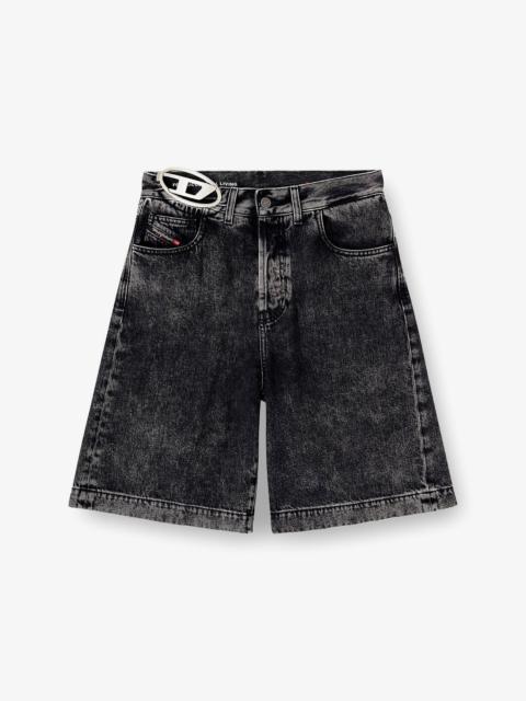 Diesel Diesel Women De-Sire-Short- S2 Black Denim Bermuda Shorts