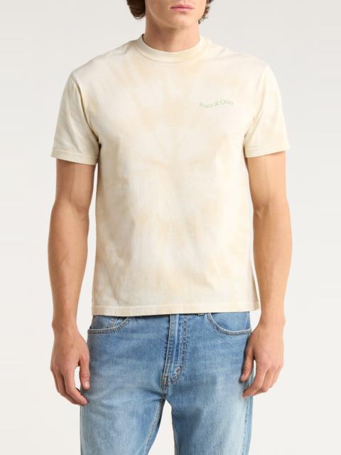 Museum of Peace & Quiet Museum of Peace & Quiet Tie Dye Wordmark Graphic T-Shirt in Bone at Nordstrom