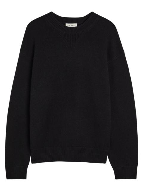 FRAME Frame Suede Patch Wool-blend Jumper