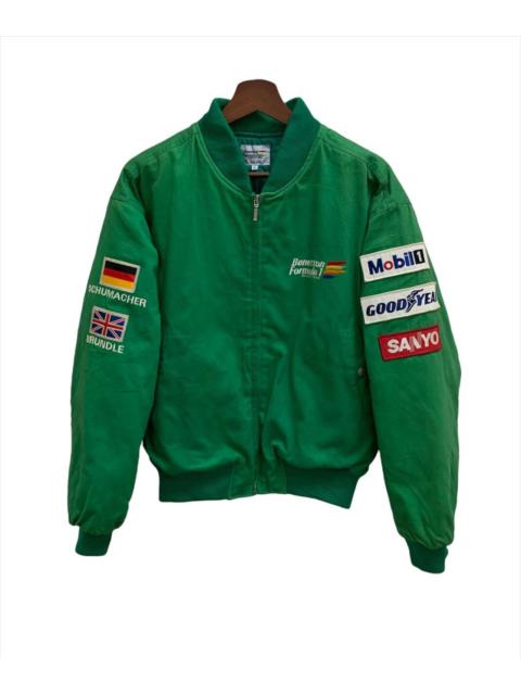 Other Designers United Colors Of Benetton - Vintage Benetton Quilted Bomber Jacket Schumacher Brundle