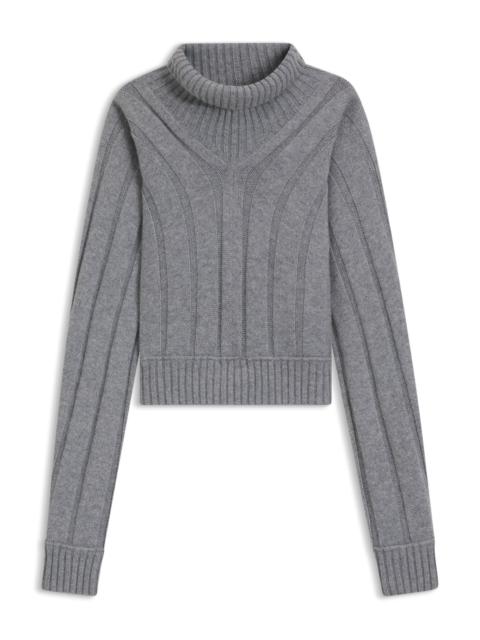 BOSS ROLLNECK SWEATER IN VIRGIN WOOL AND CASHMERE