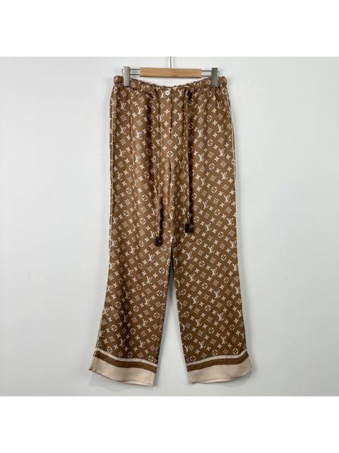 Louis Vuitton Louis Vuitton Monogram Print Baggy Pajama Pants in a camel tone