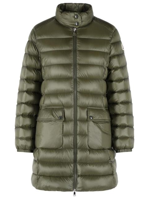 Moncler Moncler 'Genet' Long Green Polyamide Down Jacket Women