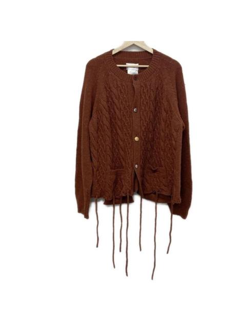 doublet Doublet Recycle Cable Knit Cardigan
