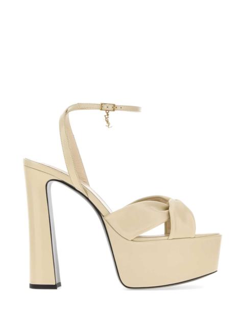 SAINT LAURENT Saint Laurent Women Sand Leather Franciane Sandals