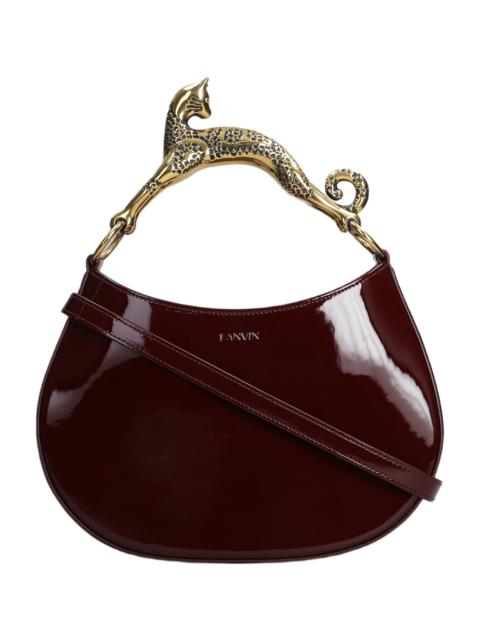 Hobo Shoulder Bag In Bordeaux Leather