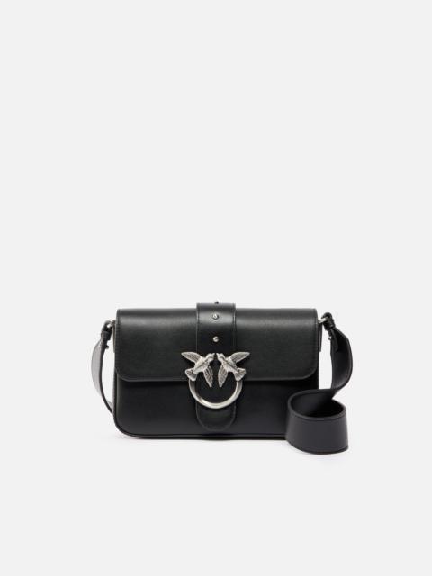 PINKO SOFT LEATHER SHOULDER BAG MINI LOVE BAG