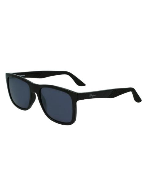 FERRAGAMO Ferragamo Grey Square Men's Sunglasses SF1028S 001 56