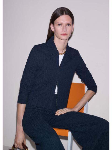 ME+EM Textured Zip Top