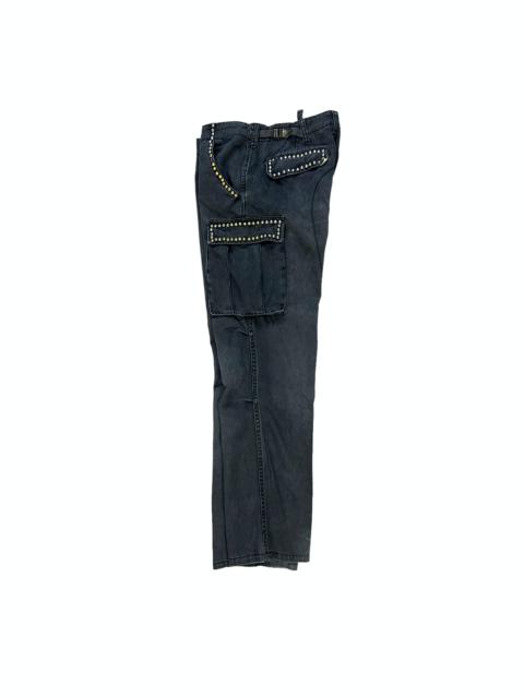 Vintage - POWER TO THE PEOPLE STUDDED CARGO PANT #8087-201