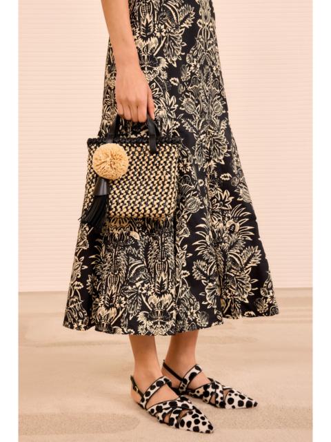 ULLA JOHNSON Raffia Mini Crossbody