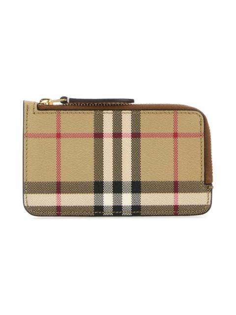 Burberry Printed Canvas Card Holder