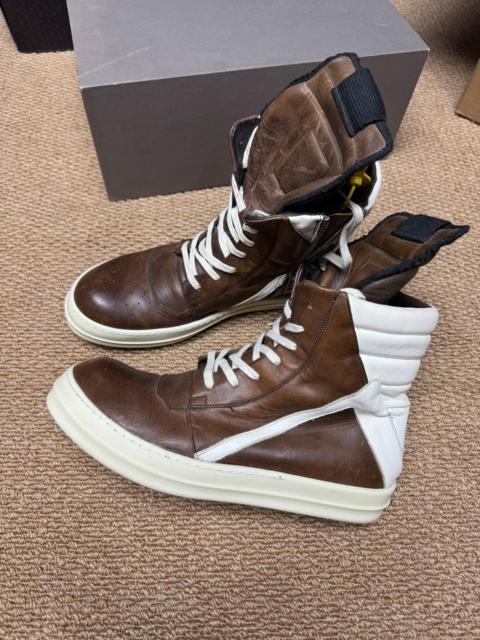 Rick Owens Rick Owens Geobasket mocha leather