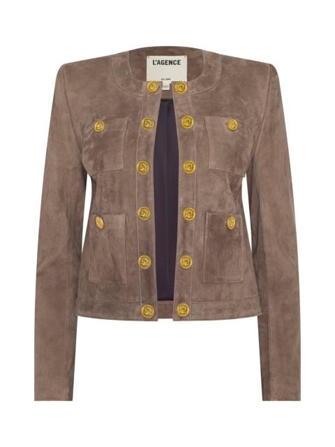 L'AGENCE Jayde Collarless Jacket