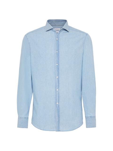 Brunello Cucinelli plain button-down shirt