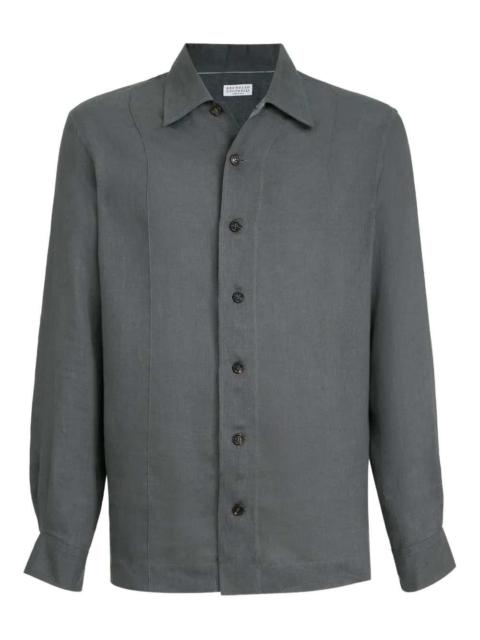 Brunello Cucinelli Brunello Cucinelli Men Spread Collar Shirt