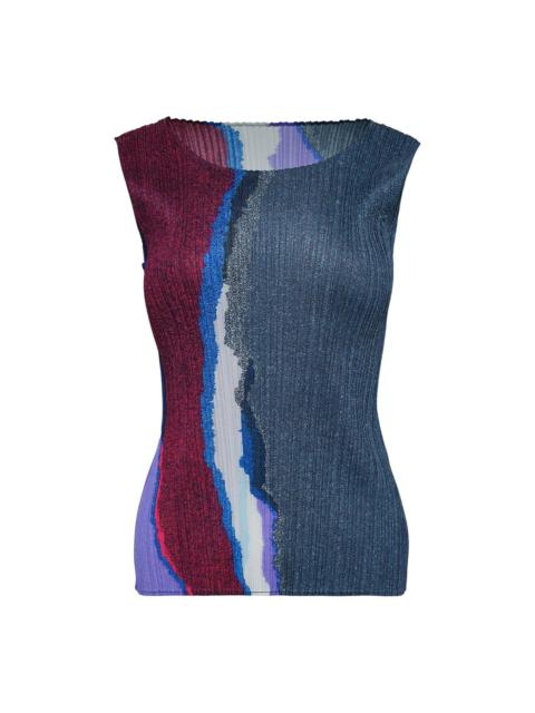 Pleats Please Issey Miyake Grainy Colors Shirt