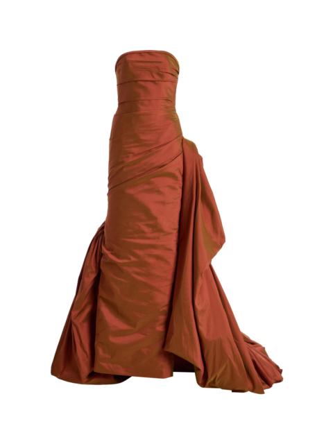 MARMAR HALIM Strapless Ball Gown orange