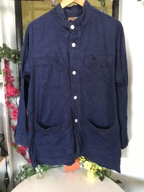 SAINT LAURENT Ysl Blue Button Up Shirt