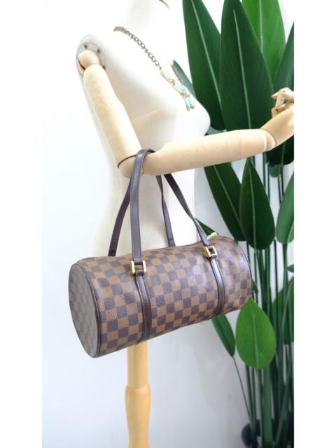 Louis Vuitton LOUIS VUITTON Papillon 30 Damier Ebene Handbag Brown