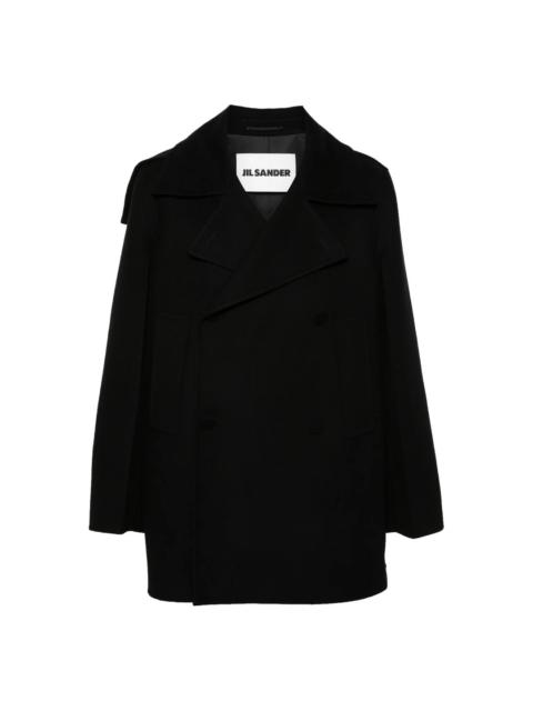 Jil Sander Wool Cashmere Blend Coat