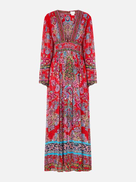 CAMILLA HARDWARE DETAIL LONG SLEEVE DRESS