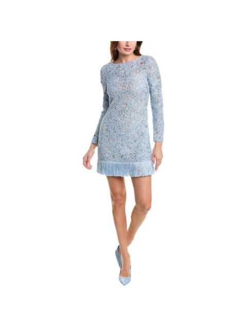 Oscar de la Renta Oscar de la Renta Birdsnest Crochet Shift Dress