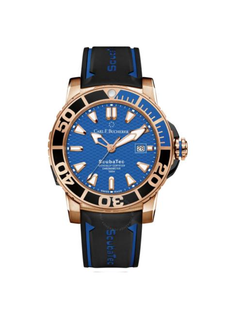 Other Designers Carl F. Bucherer Patravi ScubaTec Automatic Chronometer Blue Dial Batman Bezel Men's Watch 00.10632.