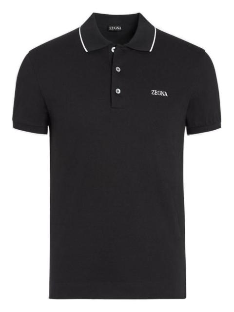 ZEGNA LOGO POLO SHIRT