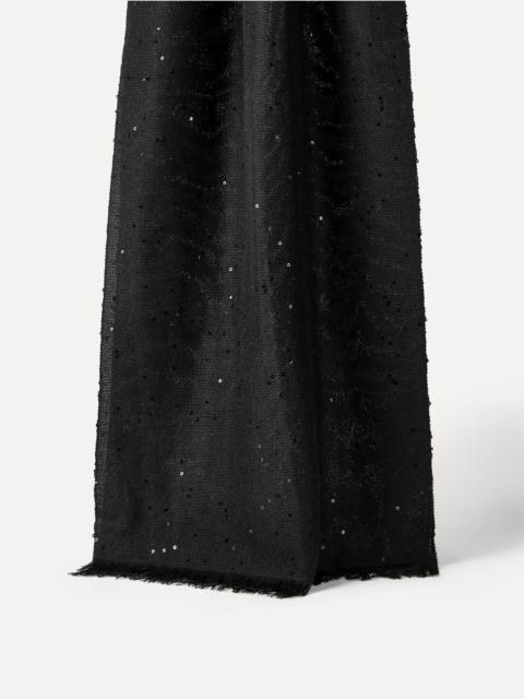 Brunello Cucinelli Cashmere and silk diamond yarn scarf
