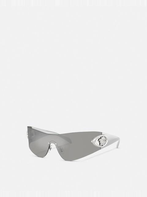 VERSACE Eclipse Wrap Sunglasses