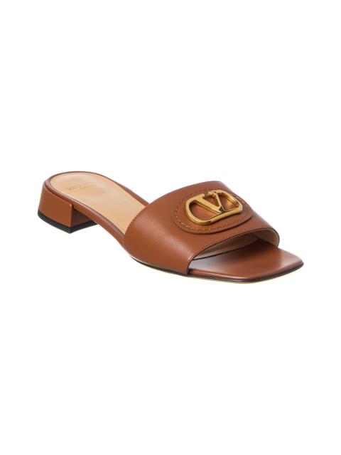 Valentino Valentino VLogo Signature Leather Sandal