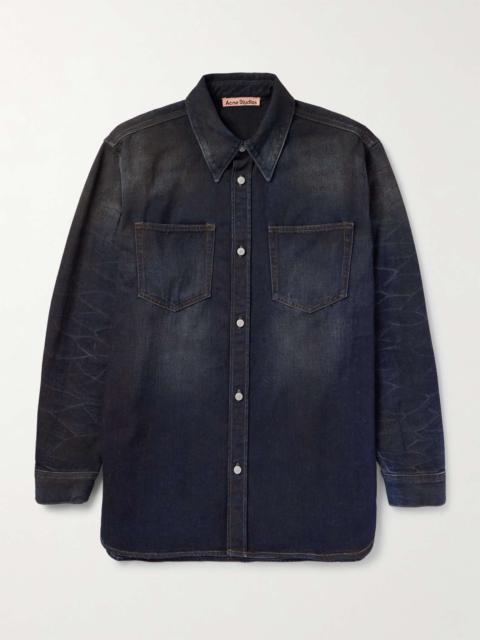 Karto U Darkside Distressed Denim Overshirt