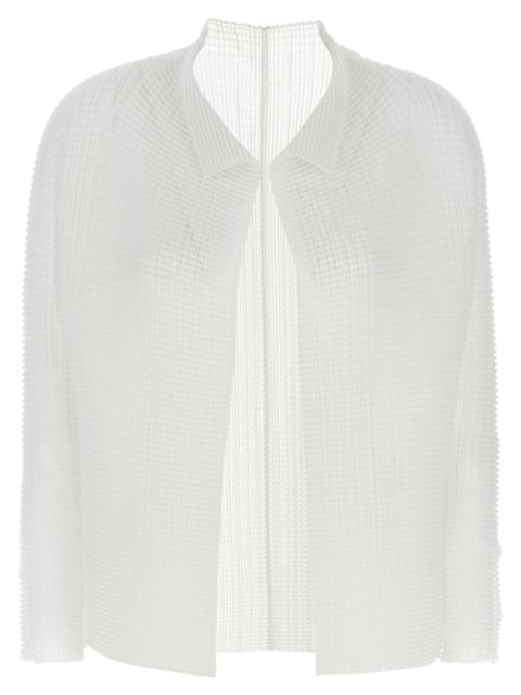 Issey Miyake Women 'Wooly Pleats-56' Cardigan