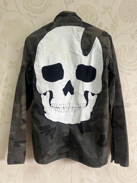 Vintage Matsuda Dovetail Skull Camouflage Harajuku Jacket