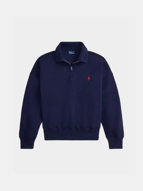 Polo Ralph Lauren 211B18686003 ISLAND FLC-KNT-LONG SLEEVE-MOCK NECK-HALF ZIP-SWEATSHIRT