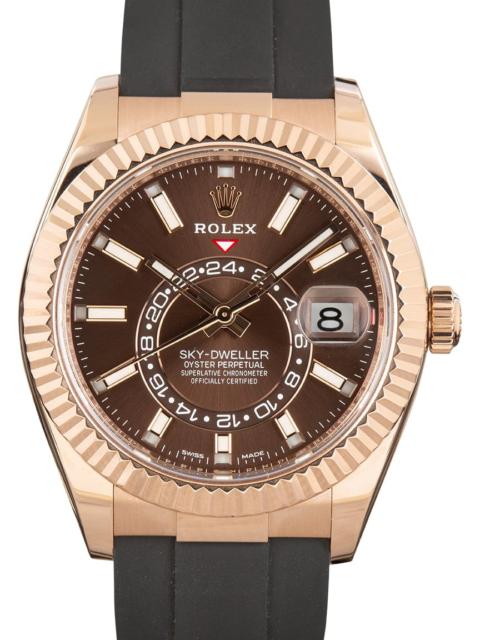 ROLEX Rolex Sky-Dweller Ref 326235 Chocolate Dial
