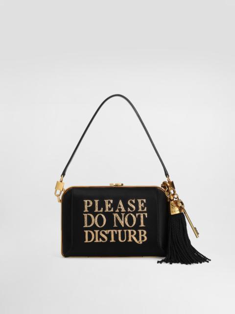 Dolce & Gabbana Dolce box satin and laminated ayers handbag