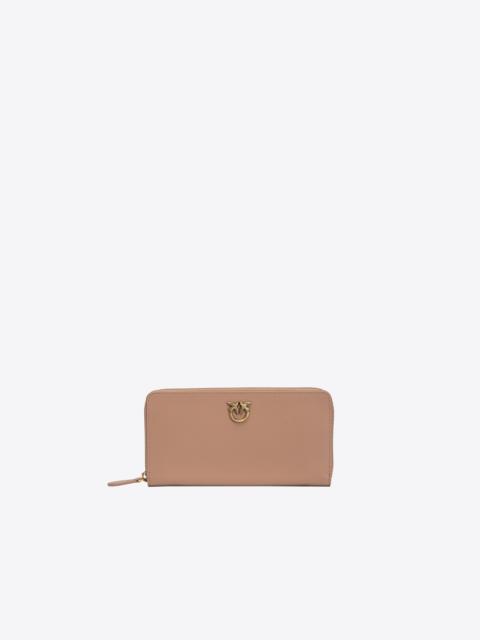 PINKO ZIP-AROUND LEATHER PURSE
