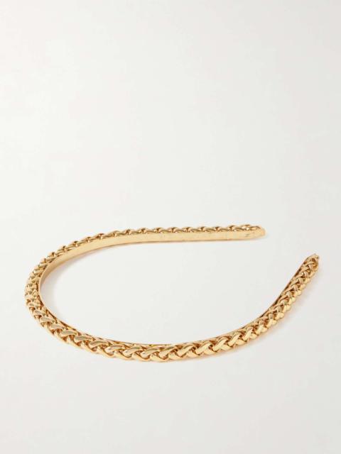 Ari gold-plated headband Gold