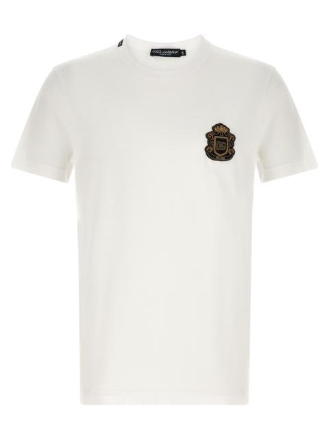 Dolce & Gabbana Dolce & Gabbana Men Heraldic Patch T-Shirt
