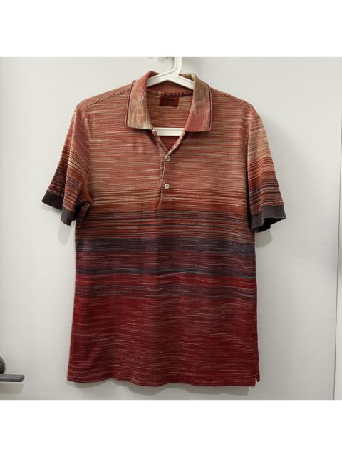 Missoni Classic Missoni Gradient-Effect Polo Shirt