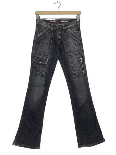 Hysteric Glamour Denim Studio Bootcut Multipocket Flare Jeans