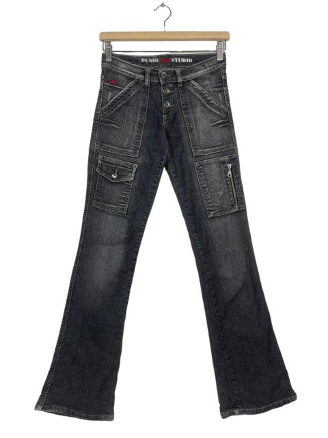 Other Designers GOSTAR DE FUGA - Denim Studio Bootcut Multipocket Flare Jeans