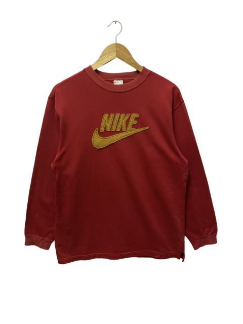 Nike Vintage Nike Y2K Embroidered Sweatshirt Red