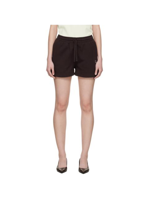 Maison Kitsuné Brown Baby Fox Regular Jog Shorts