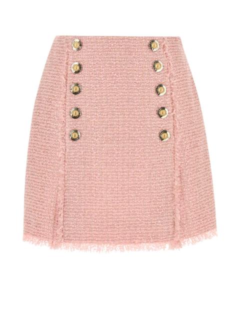 Balmain Balmain Women Pink Tweed Skirt